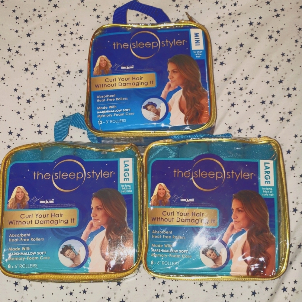Sleep styler hair rollers